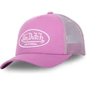 rozowa-regulowana-czapka-trucker-lof-b13-marki-von-dutch