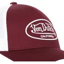 czerwona-i-biala-regulowana-czapka-trucker-lof-b15-marki-von-dutch