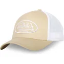 von-dutch-lof-b14-beige-and-white-adjustable-trucker-hat