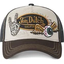 brazowa-czapka-trucker-patches03-marki-von-dutch