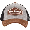 czapka-trucker-szara-czarna-i-brazowa-lea01-von-dutch