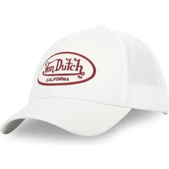 Czapka trucker biała TERRYLOG02 od Von Dutch