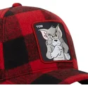 czapka-z-daszkiem-zakrzywionym-czerwona-i-czarna-snapback-tom-taj5-tj6-looney-tunes-od-capslab