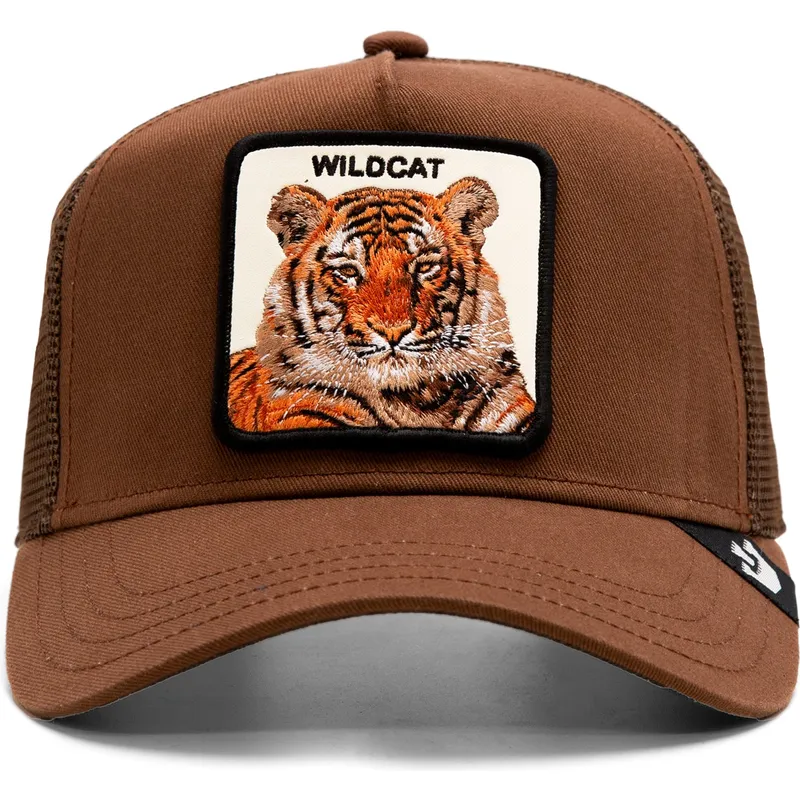 czapka-trucker-brazowa-tygrys-the-wildcat-tiger-the-farm-od-goorin-bros