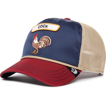 czapka-trucker-multicolor-kogut-cock-gb2-rooster-the-rocker-the-farm-od-goorin-bros