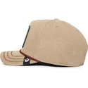 bezowa-czapka-z-daszkiem-snapback-kaczka-lucky-duck-canvas-the-farm-od-goorin-bros