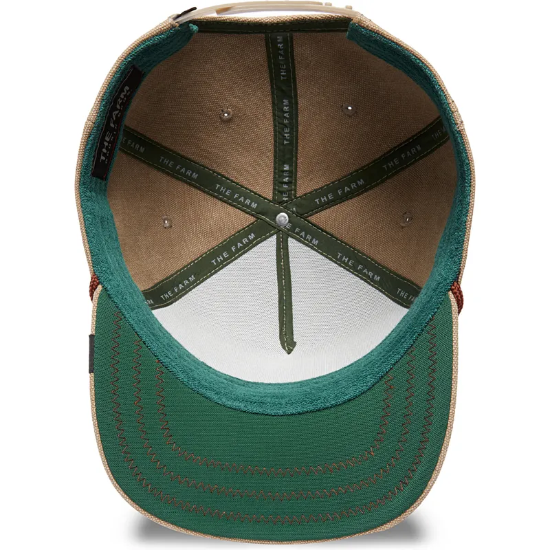 bezowa-czapka-z-daszkiem-snapback-kaczka-lucky-duck-canvas-the-farm-od-goorin-bros