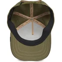 zielona-czapka-z-daszkiem-snapback-z-kogutem-cock-field-100-all-season-wool-the-farm-od-goorin-bros