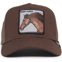 czapka-z-daszkiem-brazowa-snapback-kon-dark-horse-field-100-all-season-wool-the-farm-od-goorin-bros