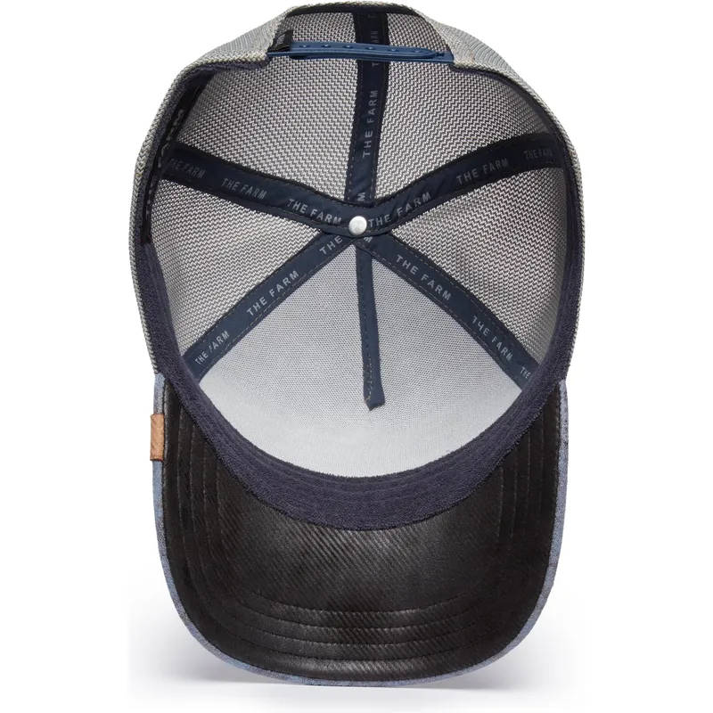 czapki-curva-granatowy-snapback-the-farm-de-goorin-bros