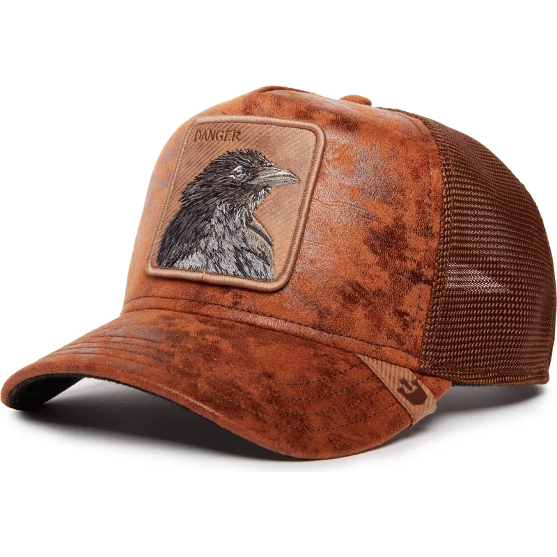 czapki-curva-brazowy-snapback-the-farm-de-goorin-bros