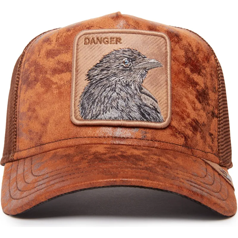 czapki-curva-brazowy-snapback-the-farm-de-goorin-bros