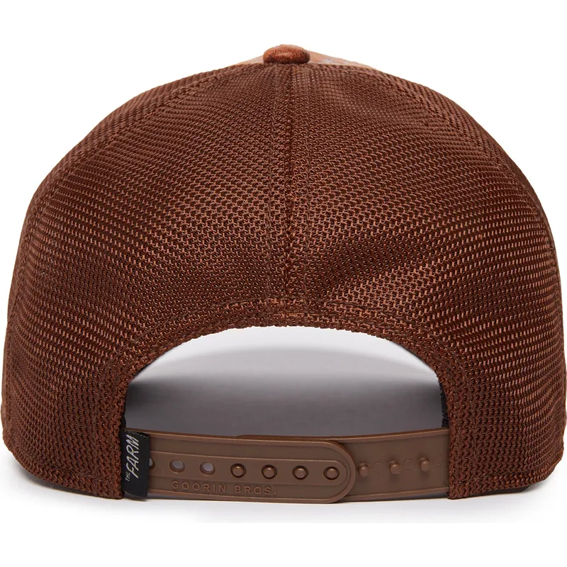 czapki-curva-brazowy-snapback-the-farm-de-goorin-bros