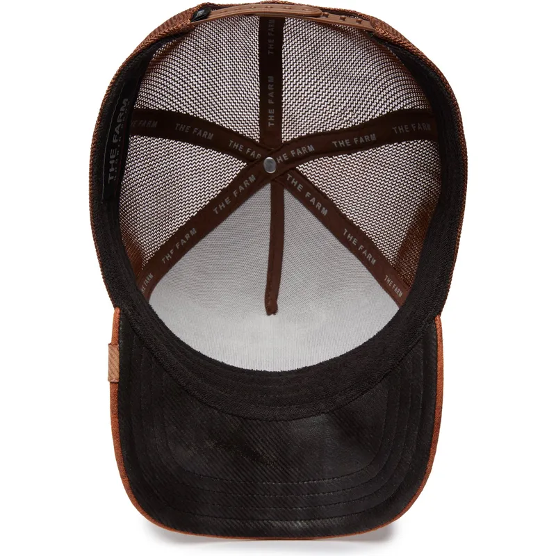czapki-curva-brazowy-snapback-the-farm-de-goorin-bros