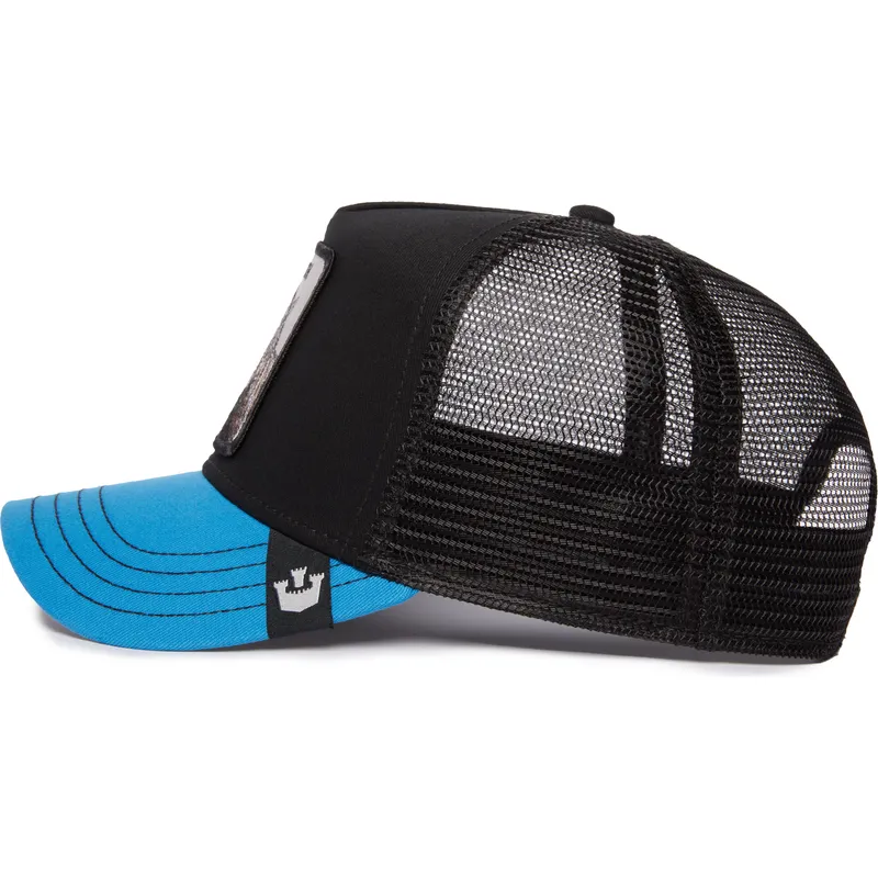 czapka-trucker-czarna-i-niebieska-pantera-strength-panther-fan-the-farm-od-goorin-bros
