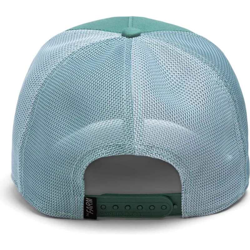 czapka-trucker-zielona-leniwiec-faded-tri-tone-the-farm-od-goorin-bros