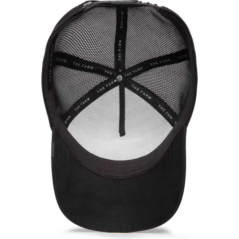czapka-trucker-czarna-pantera-the-suede-panther-blacked-out-the-farm-od-goorin-bros