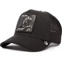 czarna-czapka-trucker-z-koniem-the-suede-stallion-blacked-out-the-farm-od-goorin-bros