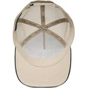 bezowo-czarna-czapka-trucker-z-leniwcem-the-faded-sloth-eco-brutalism-the-farm-od-goorin-bros