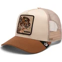 czapka-trucker-bezowo-brazowa-gepard-the-warrior-cheetah-big-cats-the-farm-od-goorin-bros