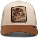 czapka-trucker-bezowo-brazowa-gepard-the-warrior-cheetah-big-cats-the-farm-od-goorin-bros