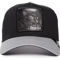 czapka-trucker-czarna-i-szara-pantera-the-black-panther-big-cats-the-farm-od-goorin-bros