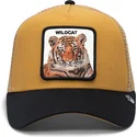 czapka-trucker-brazowo-czarna-tygrys-the-wildcat-tiger-big-cats-the-farm-goorin-bros