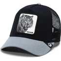 czarna-i-szara-czapka-trucker-z-tygrysem-the-savage-tiger-big-cats-the-farm-od-goorin-bros