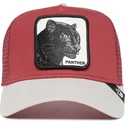 czerwona-i-szara-czapka-trucker-z-pantera-the-panther-big-cats-the-farm-od-goorin-bros