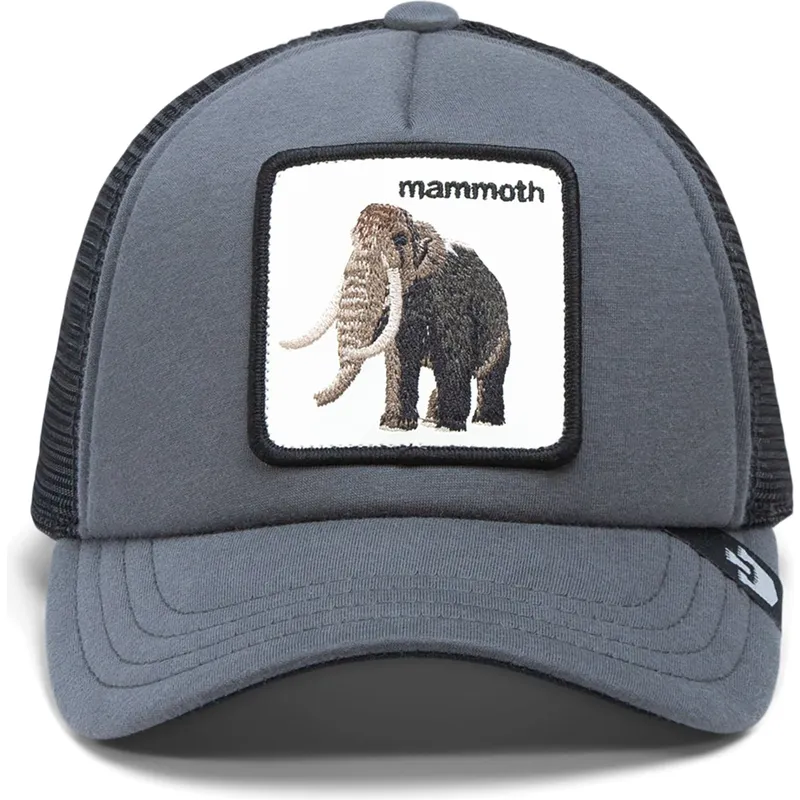 czapka-trucker-szara-dla-chlopca-mamut-mammoth-fuzzy-trunk-extinct-the-farm-od-goorin-bros