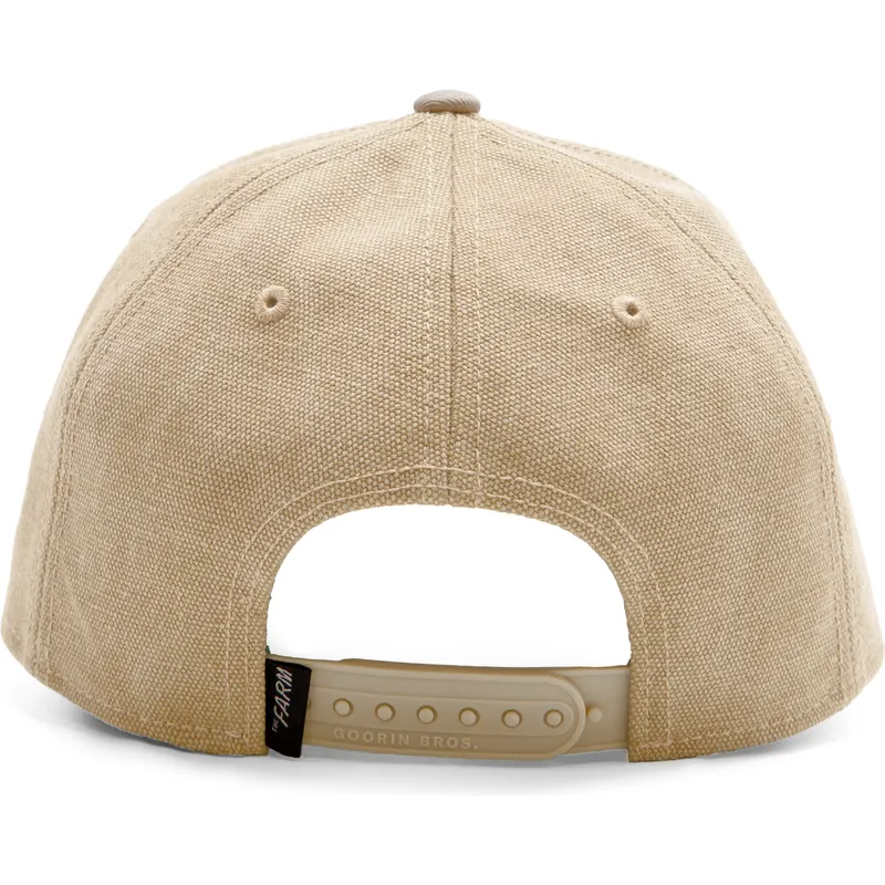 czapki-curva-brazowy-snapback-the-farm-de-goorin-bros