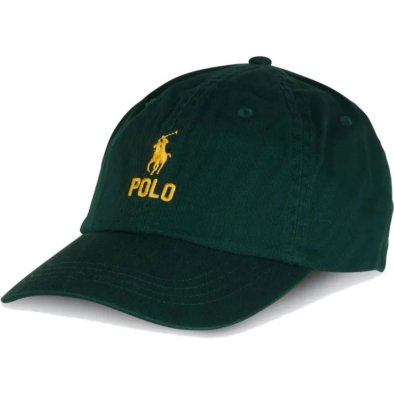 zielona-regulowana-czapka-z-daszkiem-z-zoltym-logo-classic-sport-od-polo-ralph-lauren