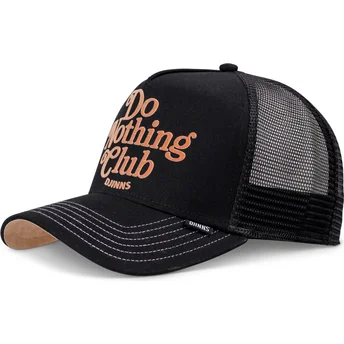 Czarna czapka truckerka Do Nothing Club HFT DNC 30th od Djinns
