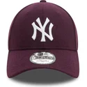 fioletowa-czapka-z-zakrzywionym-daszkiem-snapback-9forty-melton-wool-new-york-yankees-mlb-od-new-era