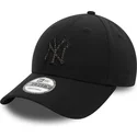 czapka-z-daszkiem-czarna-regulowana-9forty-check-infill-new-york-yankees-mlb-new-era
