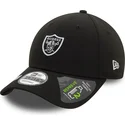 czarna-regulowana-czapka-z-zakrzywionym-daszkiem-9forty-repreve-mini-logo-las-vegas-raiders-nfl-new-era