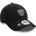 czarna-regulowana-czapka-z-zakrzywionym-daszkiem-9forty-repreve-mini-logo-las-vegas-raiders-nfl-new-era