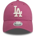 czapki-curva-roz-tasma-regulowana-9forty-league-essential-los-angeles-dodgers-mlb-new-era