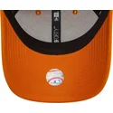 regulowana-pomaranczowa-czapka-z-zakrzywionym-daszkiem-dla-kobiet-z-pomaranczowym-logo-9forty-league-essential-new-york-yankees-