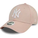 rozowa-regulowana-czapka-z-daszkiem-dla-kobiet-9forty-glitter-new-york-yankees-mlb-new-era