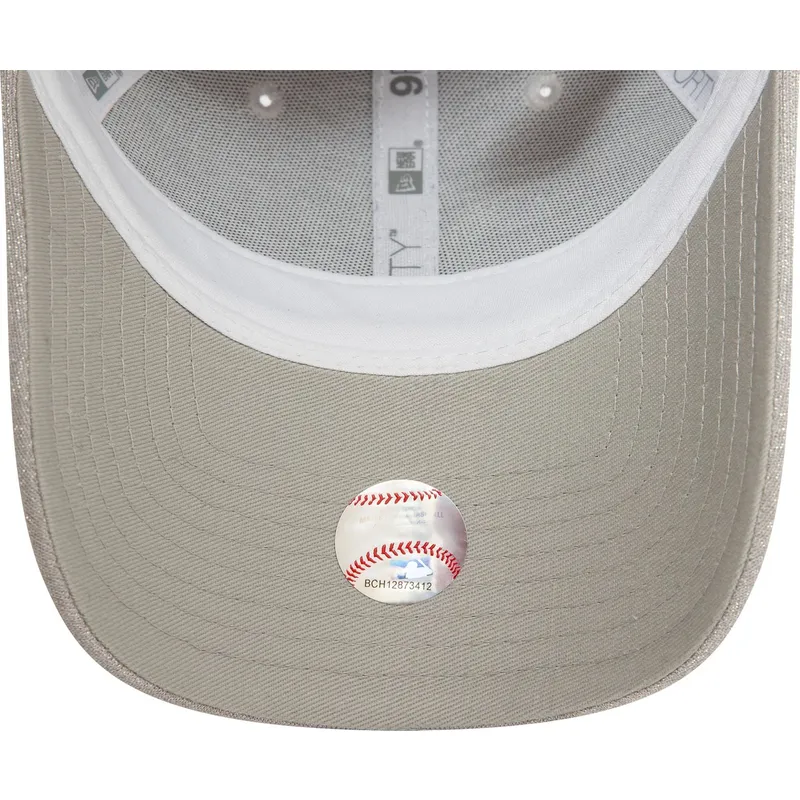 szara-regulowana-czapka-z-daszkiem-dla-kobiet-9forty-glitter-new-york-yankees-mlb-new-era