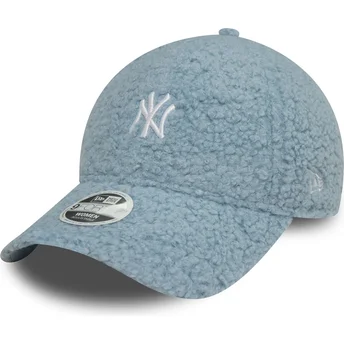 Kobieta regulowana jasnoniebieska czapka z daszkiem 9FORTY Borg New York Yankees MLB marki New Era