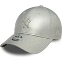 czapki-curva-szary-tasma-regulowana-plateada-plateado-9forty-midi-pu-new-york-yankees-mlb-new-era