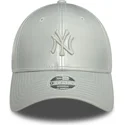 czapki-curva-szary-tasma-regulowana-plateada-plateado-9forty-midi-pu-new-york-yankees-mlb-new-era