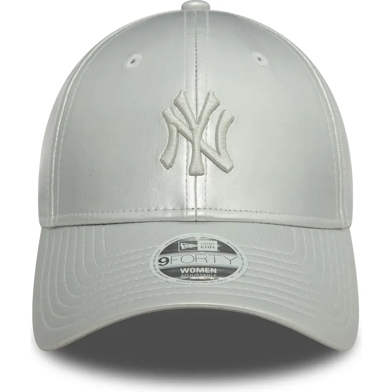 czapki-curva-szary-tasma-regulowana-plateada-plateado-9forty-midi-pu-new-york-yankees-mlb-new-era