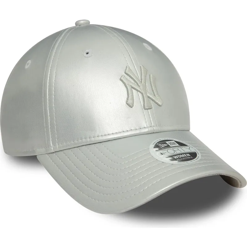 czapki-curva-szary-tasma-regulowana-plateada-plateado-9forty-midi-pu-new-york-yankees-mlb-new-era