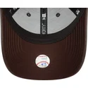 brazowa-zakrzywiona-czapka-regulowana-dla-kobiet-z-brazowym-logo-9forty-midi-pu-new-york-yankees-mlb-od-new-era