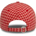 rozowa-regulowana-czapka-z-zakrzywionym-daszkiem-dla-kobiet-9forty-houndstooth-new-york-yankees-mlb-od-new-era