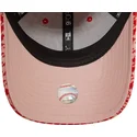 rozowa-regulowana-czapka-z-zakrzywionym-daszkiem-dla-kobiet-9forty-houndstooth-new-york-yankees-mlb-od-new-era