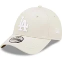 bezowa-regulowana-czapka-z-daszkiem-9forty-league-essential-los-angeles-dodgers-mlb-new-era